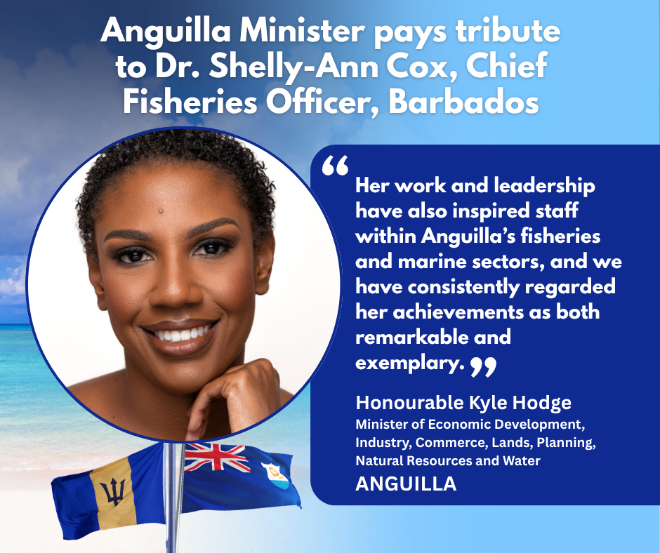Anguilla Minister  Tribute to Dr Cox